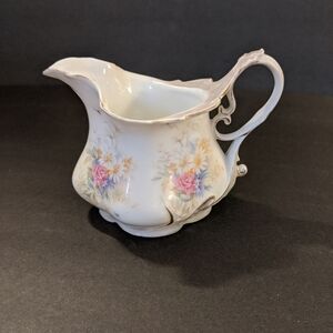 Vintage Porcelain Creamer Floral